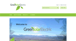 Desktop Screenshot of greensolarelectric.com
